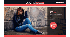 Desktop Screenshot of abolishchildtrafficking.org